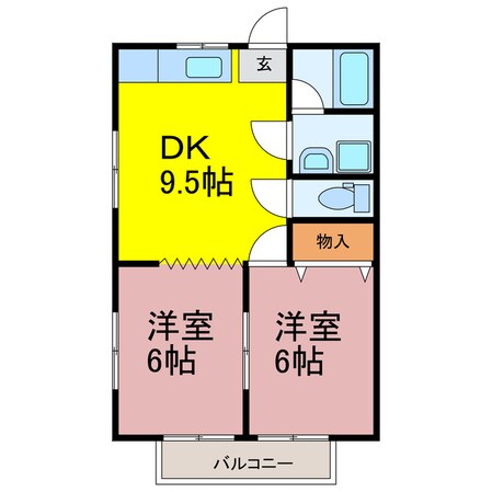 ミッドアイランドの物件間取画像